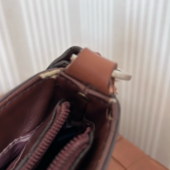 Etienne Aigner Vintage brown leather & suede patchwork shoulder bag - Picture 10 of 10